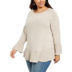 NEW Style & Co Sweater Women's Plus Size 2X Hammock Heather Pullover